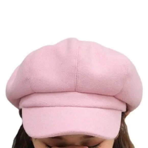 Pink Baker Boy Hat - Picture 1 of 2